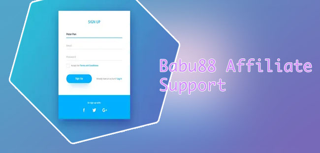 Sign up in babu88