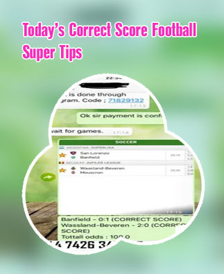 Today correct score games